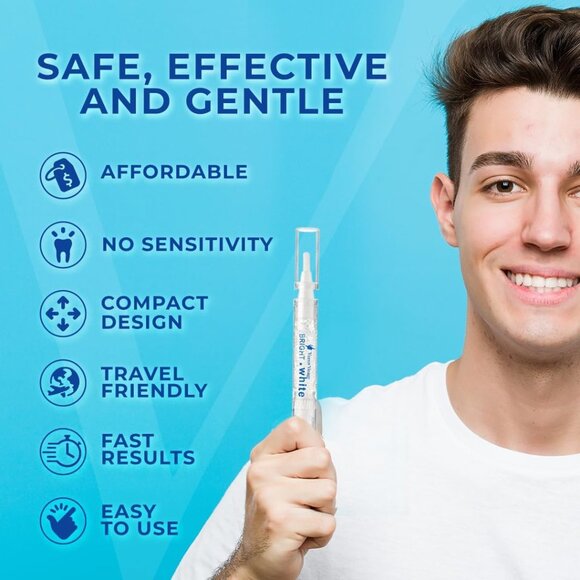Award Winning Teeth Whitening Pen, 20+ Uses - Teeth whitening Kit Professionally - Picture 5 of 9